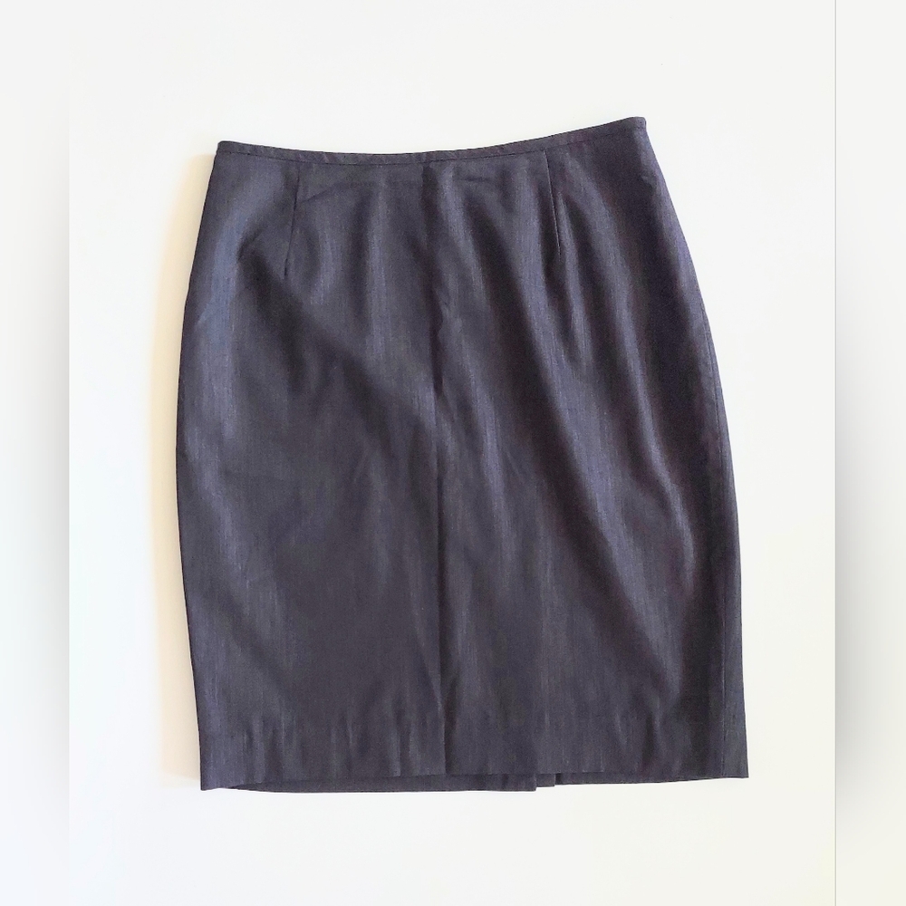 Calvin Klein Pencil Skirt Gray Womens Size 2